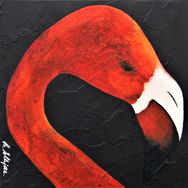 Paint On Wood - Flamingo (1)