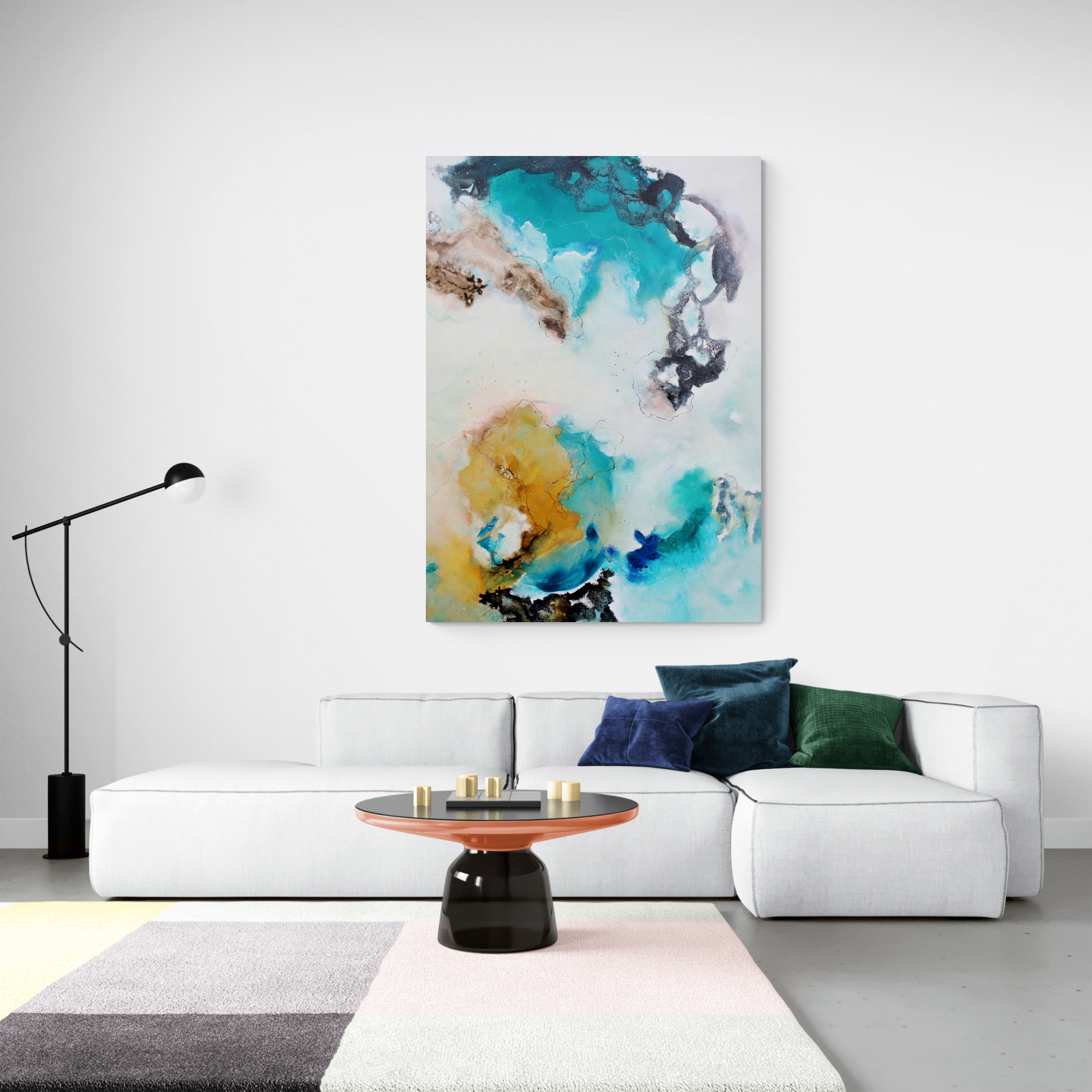 art-modern-living-room